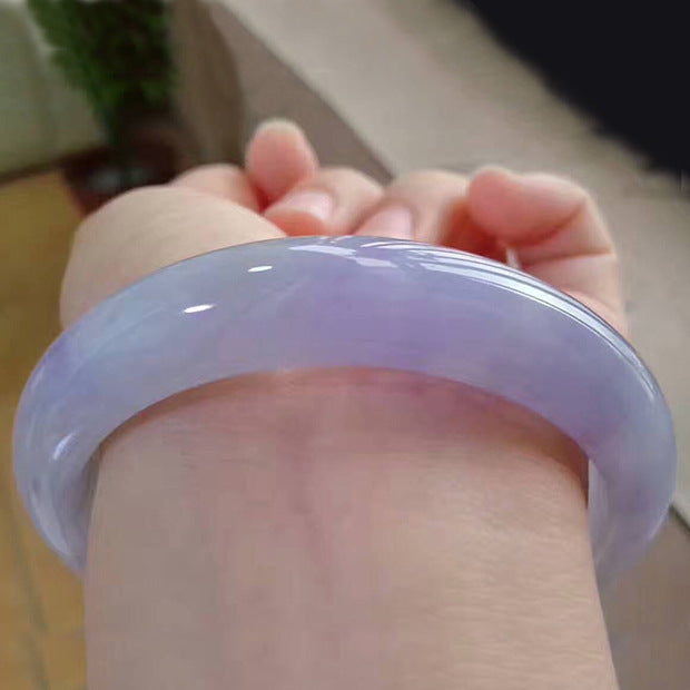 Ice Waxy Kinds Violet Jade Bracelet