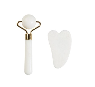 New White Jade Zinc Alloy Thorn Head Small Double Suit