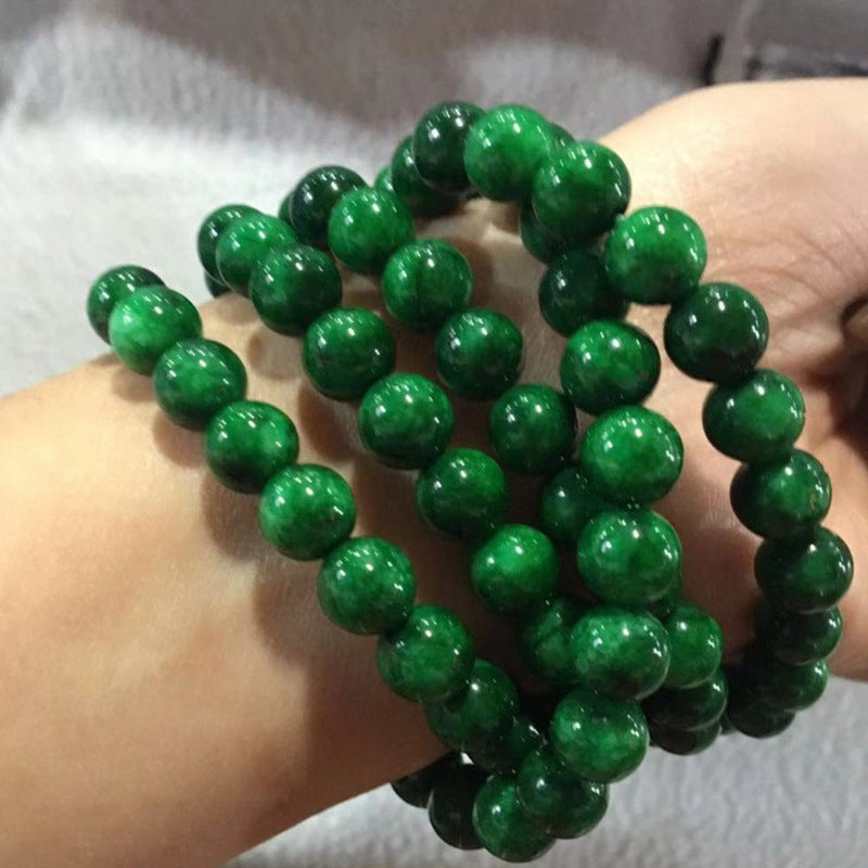 Jade Jade Dry Green Ball Bracelet