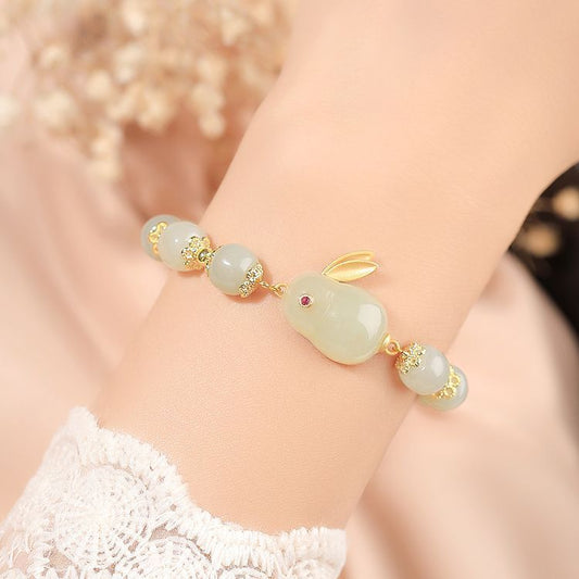 Jade Hare Bracelet Girls Niche