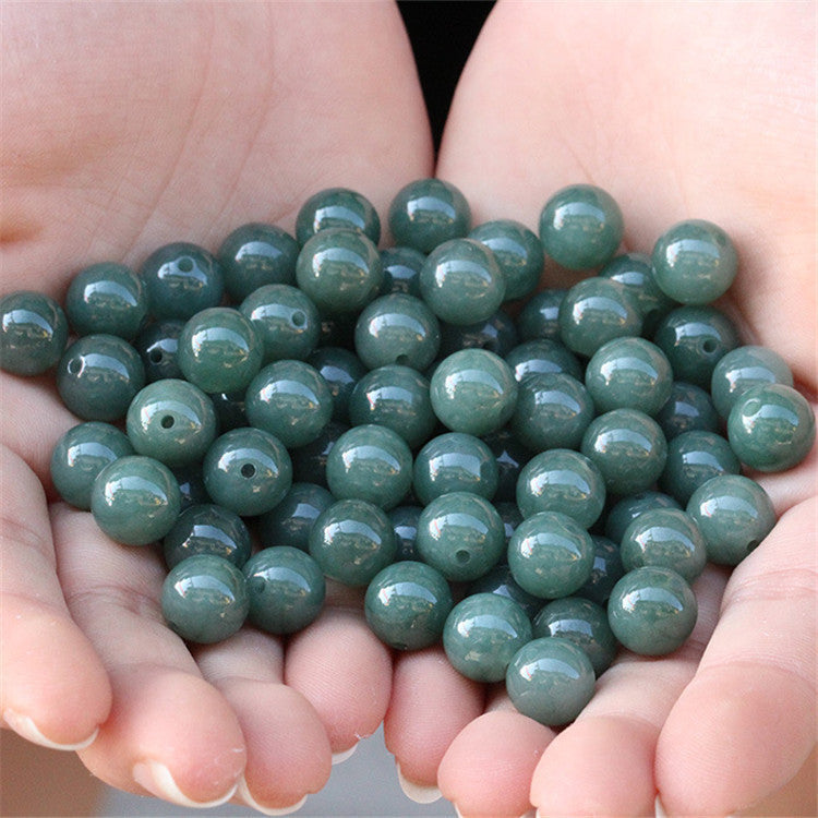 Jade Beads Diy Jewelry Ice Seed Hand Oil Blue