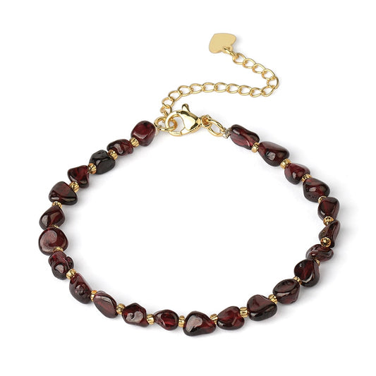 Irregular Natural Gem Stone Bracelet for Women Chip