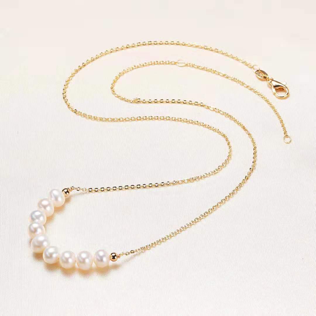 Natural freshwater pearls beaded pearls