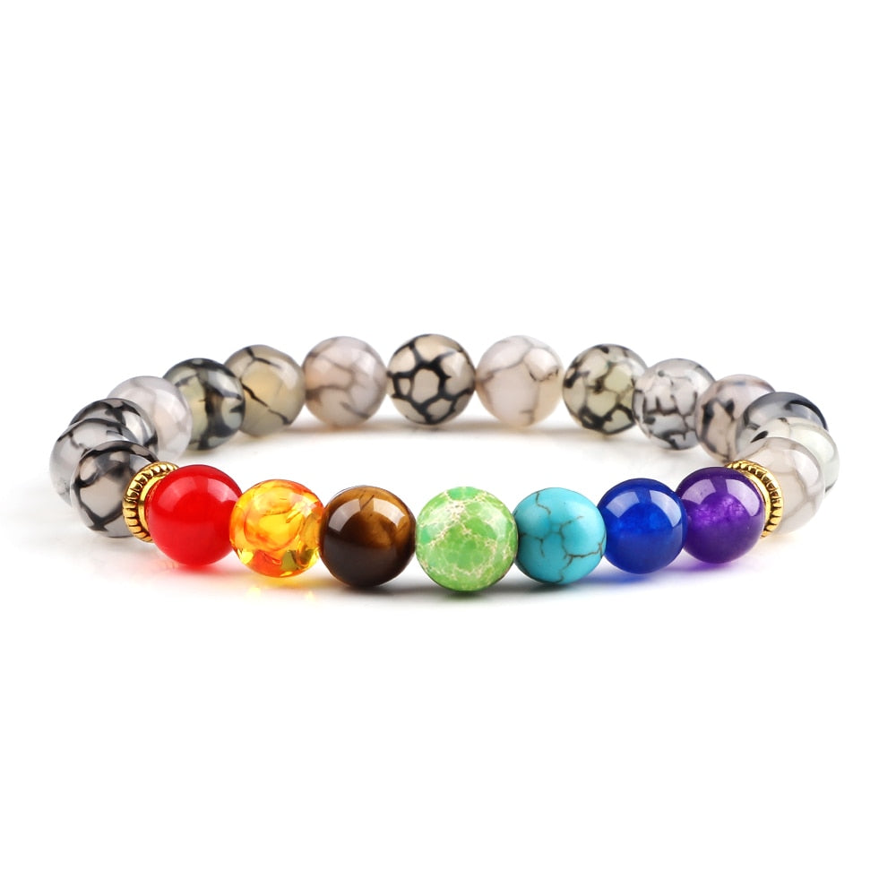 Chakra Beads Bracelet Fashion Charm Natural Stone