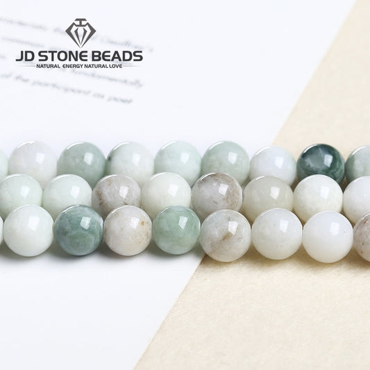 Natural Maotian Jade Stone Round Beads