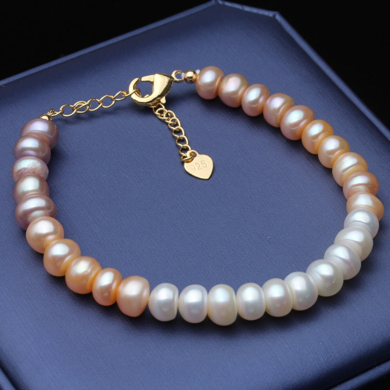 Colorful Pearl Bracelet Classic Freshwater Pearl