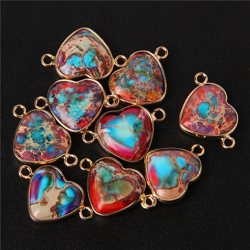New Arrival Natural Stone Crystal Pendant Charm