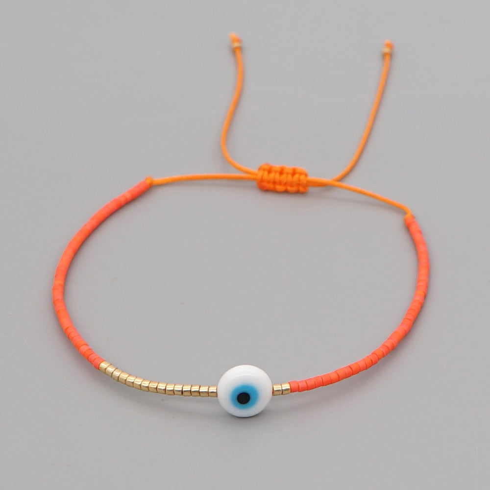 Greek Eye Braclet Turkish Evil Eye Bracelet Tiny String