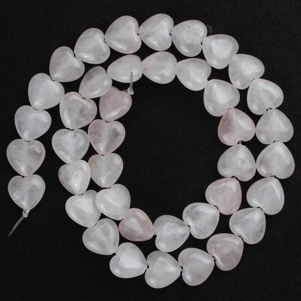 Stones Heart Shape Loose Beads Crystal Turquoise