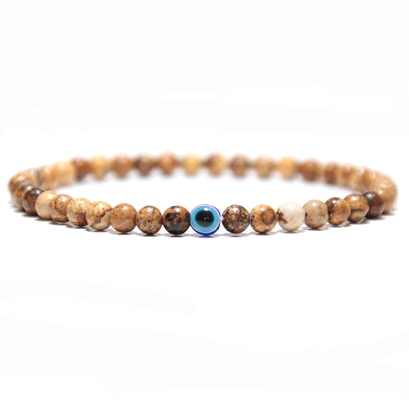 Minimalist Evil Eye Bracelet Men Female Charm