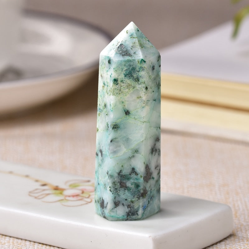 Crystal Point Fynchenite Healing Obelisk Reseda