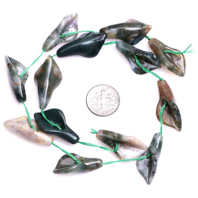 Calla Lily Flower Shape Natural Stone Beads