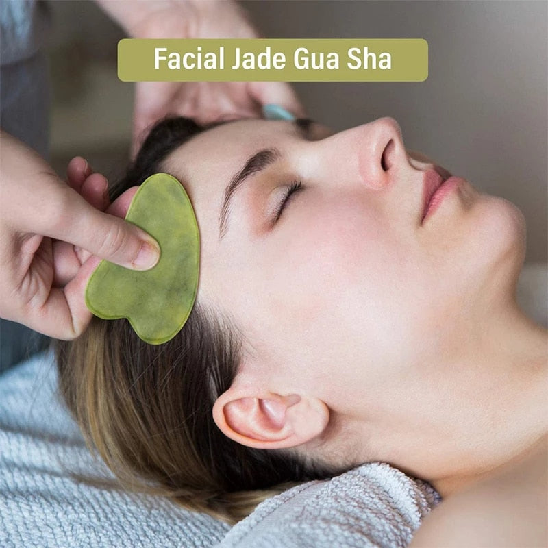 Natural Jade Scraper Board Face Massager