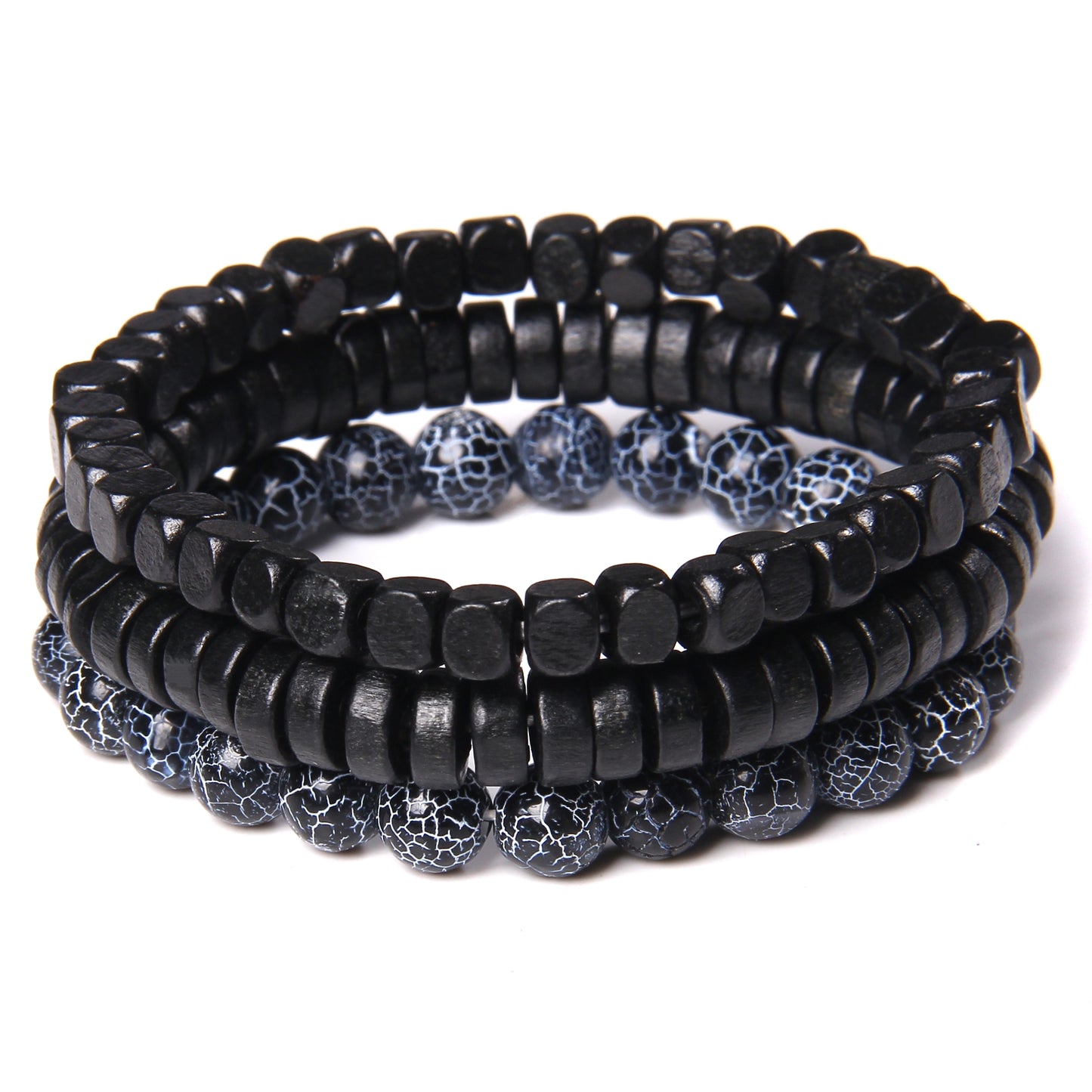 Fashion Natural Stone Beads Men Bracelet Multilayer