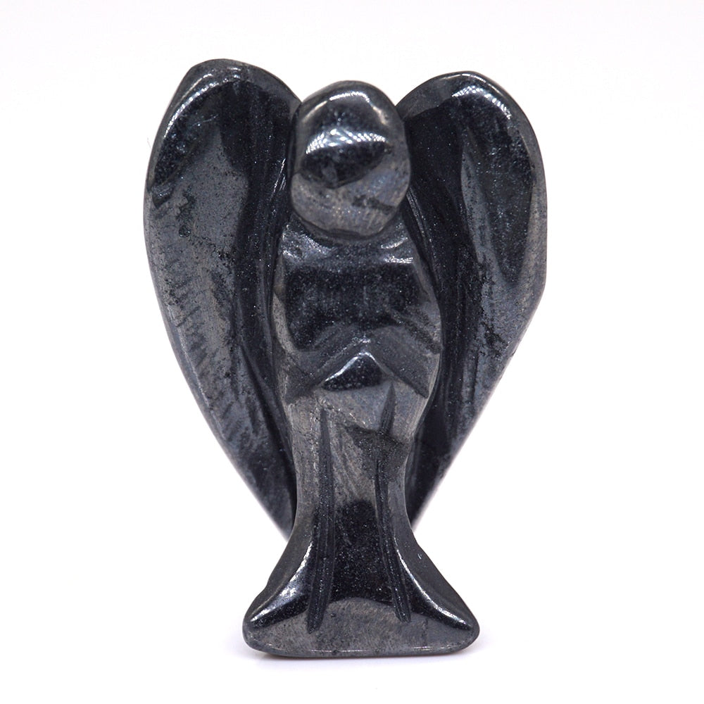 Guardian Angel Figurine Natural Healing Crystal Gem