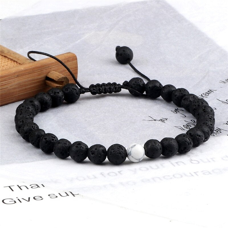 Handmade Adjustable Bracelet Natural Stone