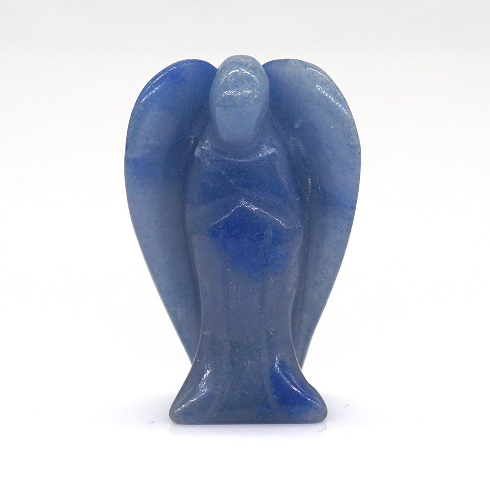 Guardian Angel Figurine Natural Healing Crystal Gem