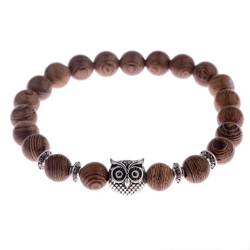 Wood Beads Bracelets Men Ethic Meditation