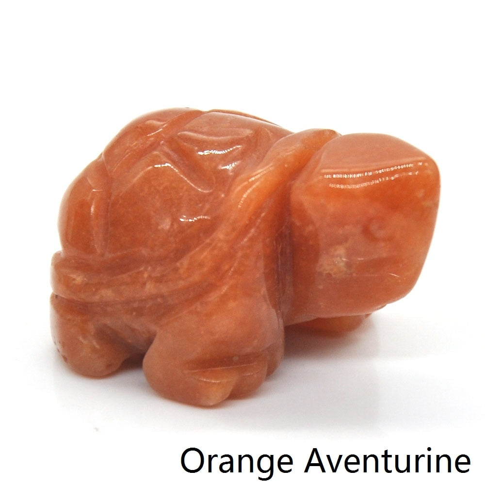 Turtle Tortoise Statue Natural Healing Crystal