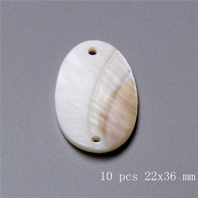 Heart Shape Mother Of Pearls Pendant Natural White Shell