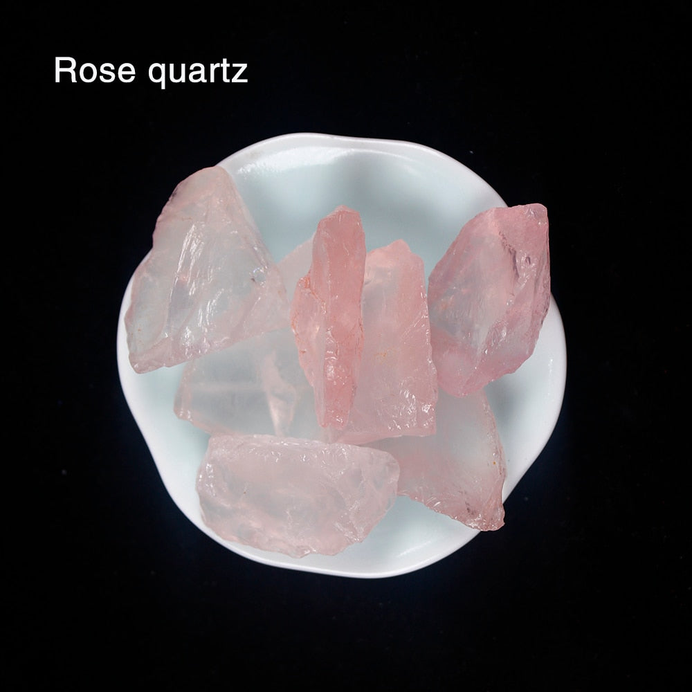 Irregular Crystal Quartz Rock Healing Ore Ornament