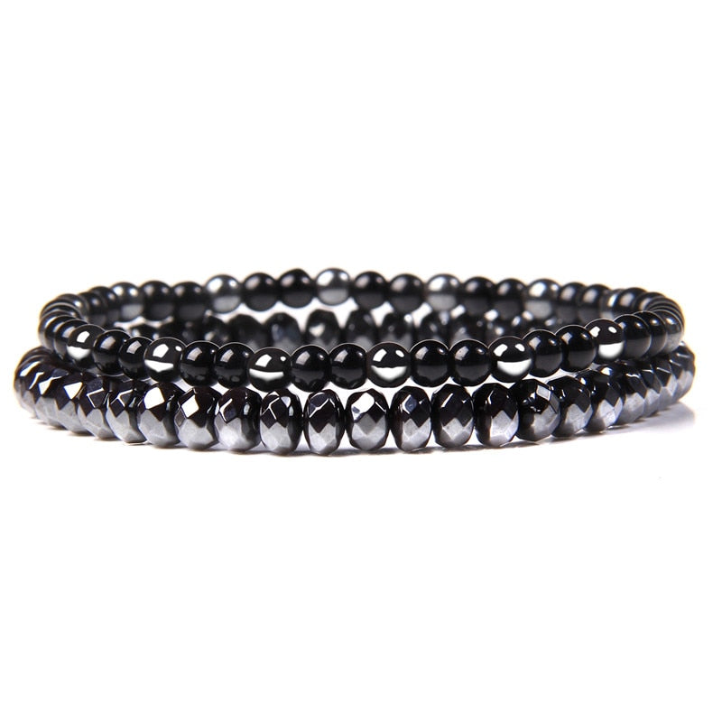 Fashion Natural Stone Beads Men Bracelet Multilayer