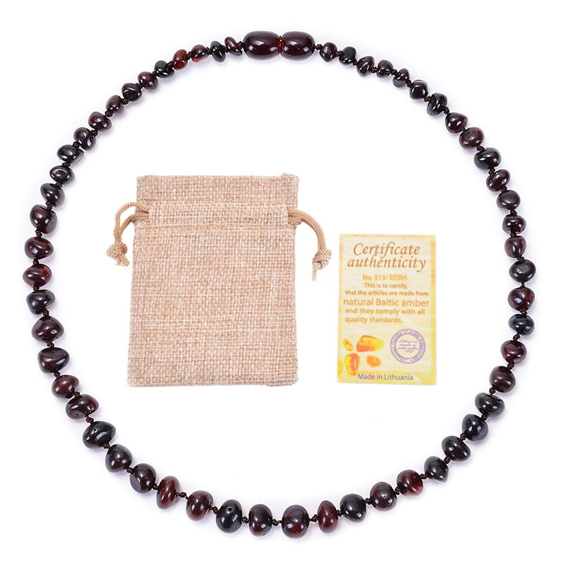 Natural Baltic Teething Ambers Necklace Amber Beads