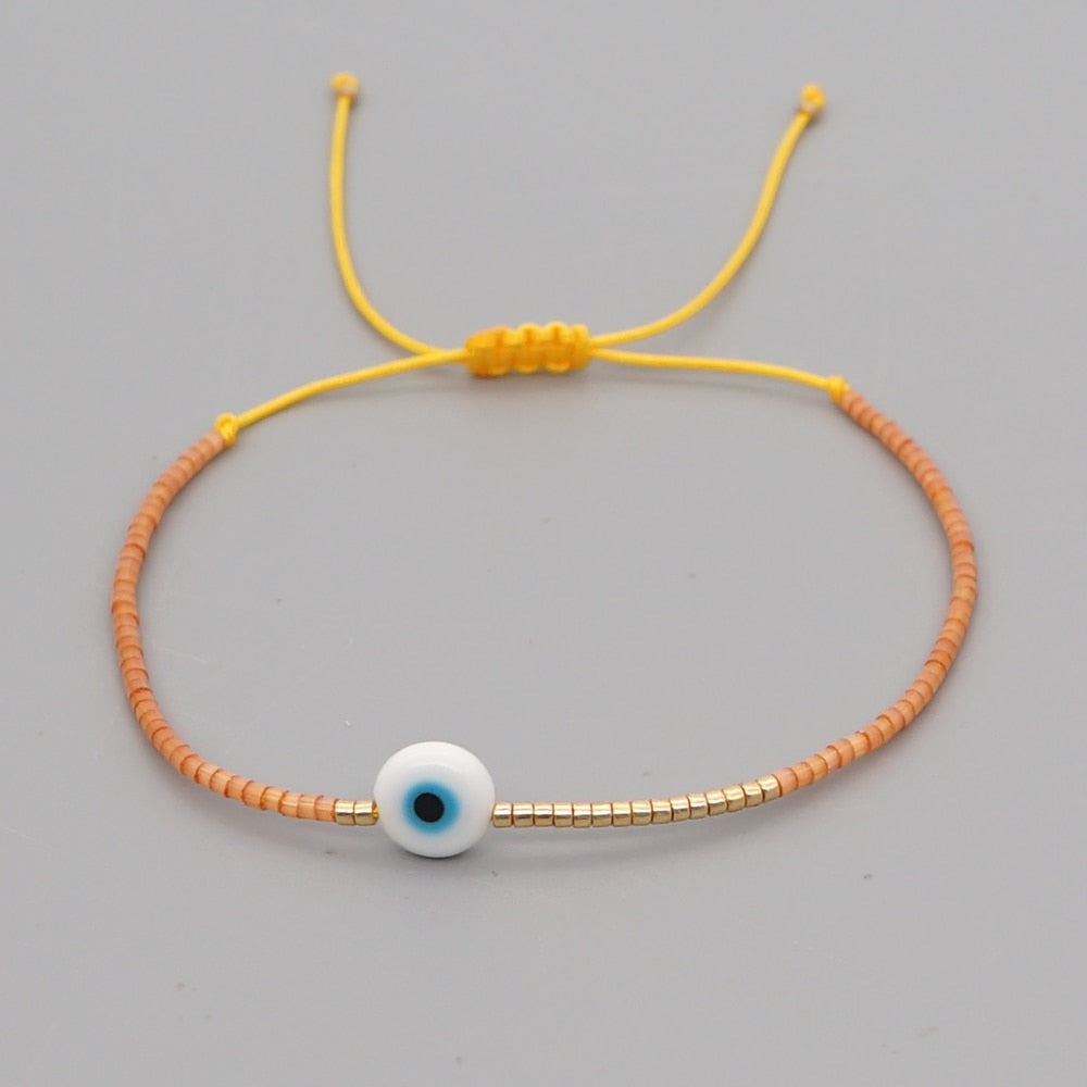 Greek Eye Braclet Turkish Evil Eye Bracelet Tiny String