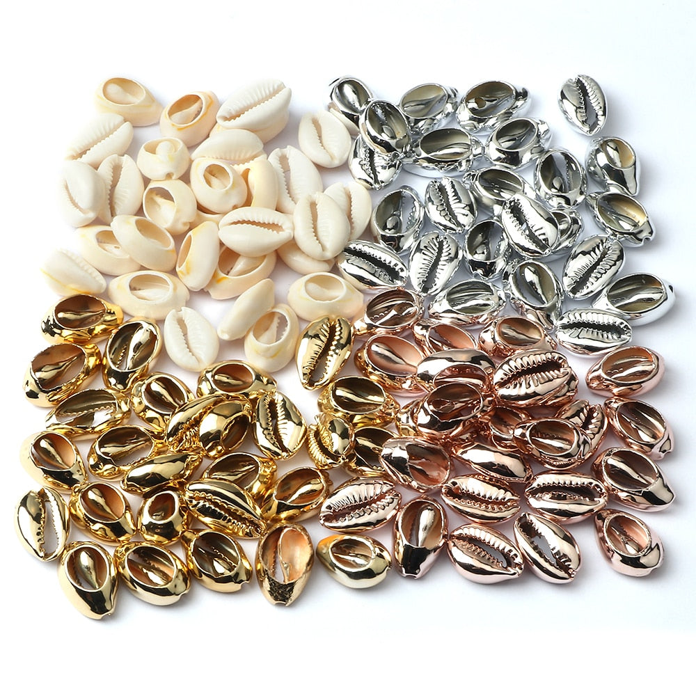 Electroplate Shell Beads Boho Natural Seashells Bead