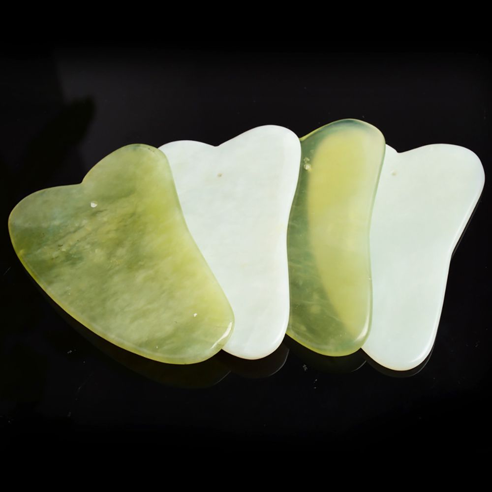 Natural Jade Stone Guasha Board Gouache Scraper