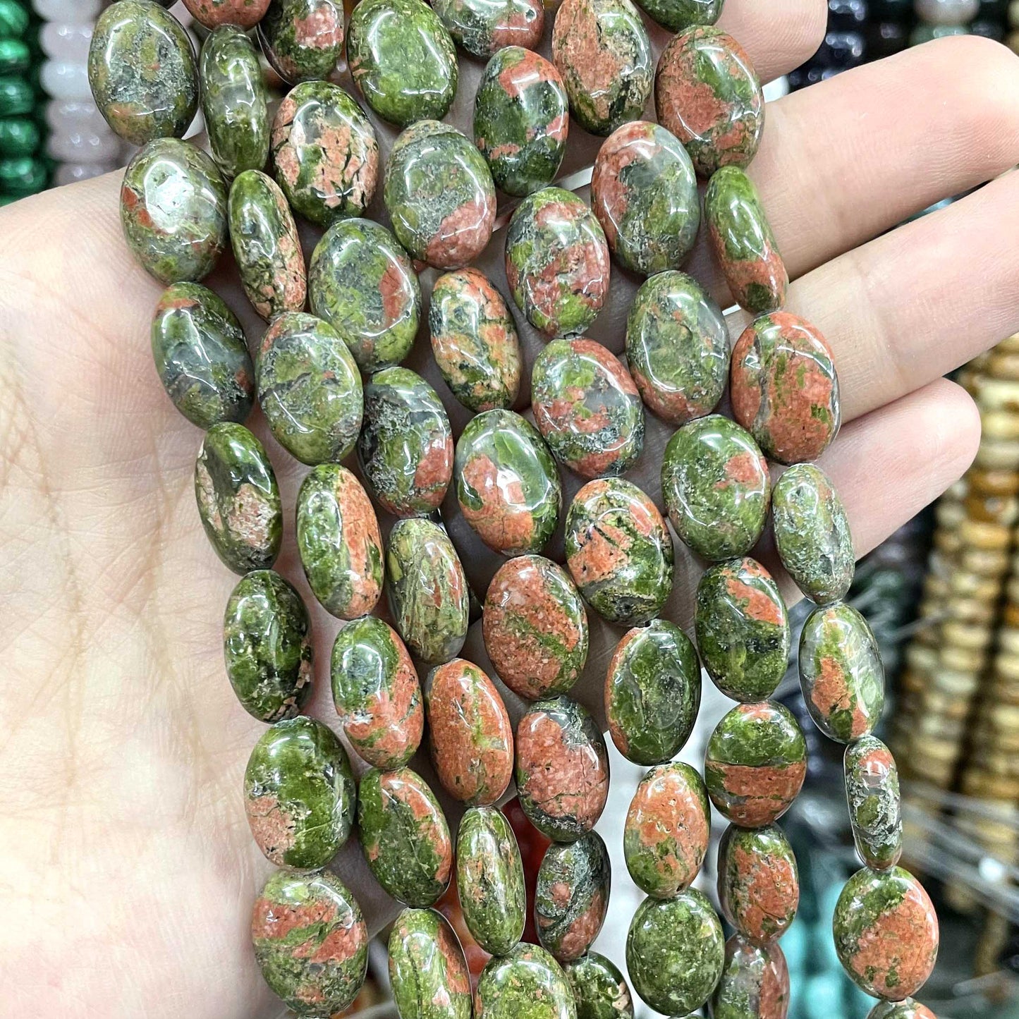 Agates Jades Crystal Loose Spacer Beads
