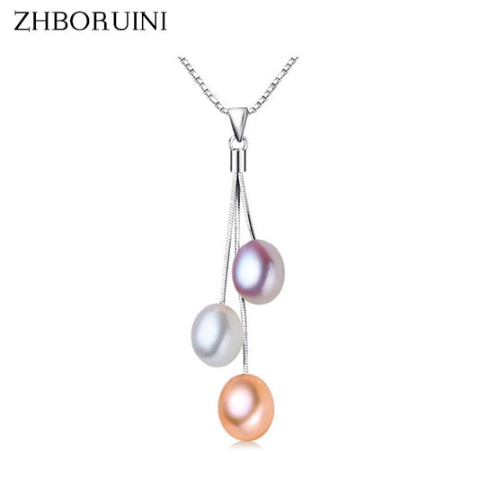 Fashion Pearl Necklace Pearl Jewelry Multicolor Natural Pearl