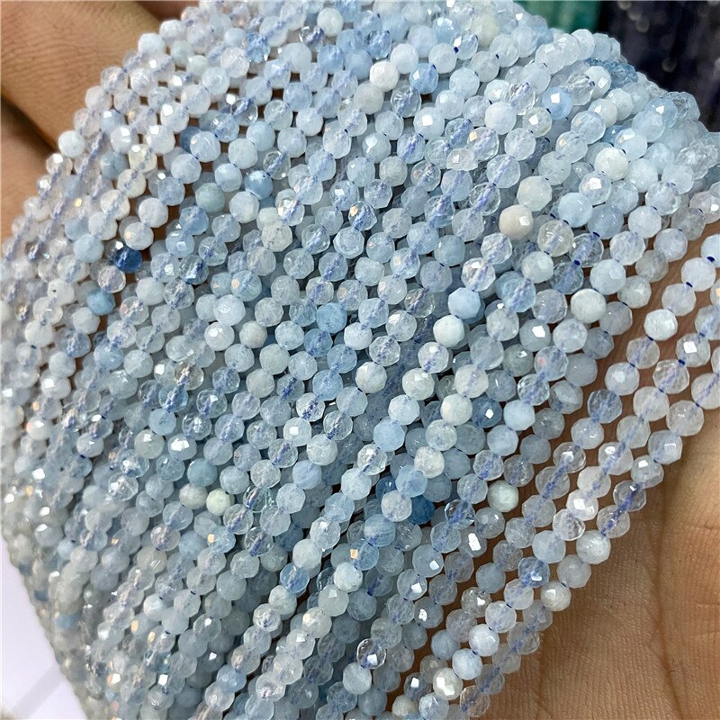 Natural Stone Beads Blue Quartzs Crystal Turquois