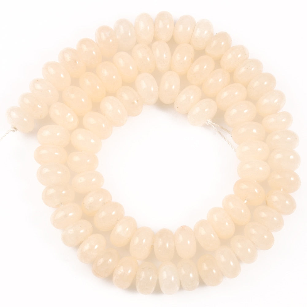 Natural Rondelle Stone Beads 5*8mm Jaspers Angelite