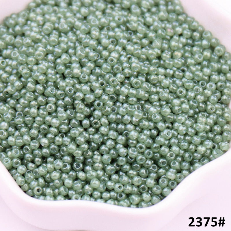 Jade Seedbeads 11/0 8/0 Crystal Glass Beads Charm