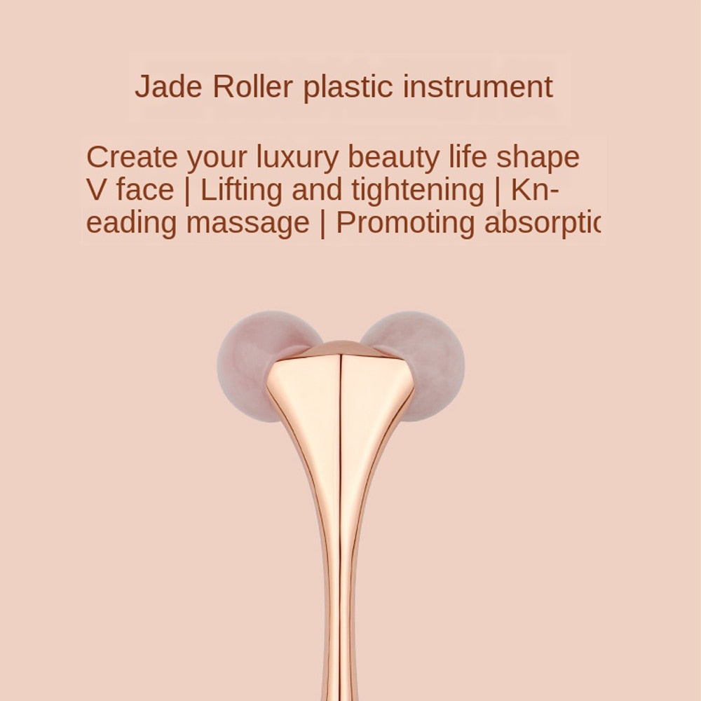Jade Facial Massage Roller For Face Rose Quartz