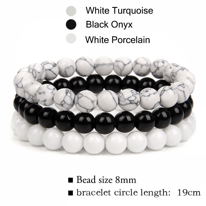 Women Men Bracelets Natural Stone Beads Bracelet