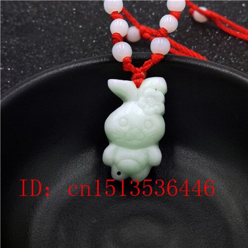 White Jade Zodiac Pendant Natural Animal Necklace