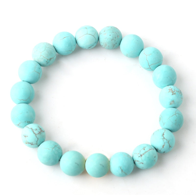 Healing Energy Amazonite Turquoises Bracelet