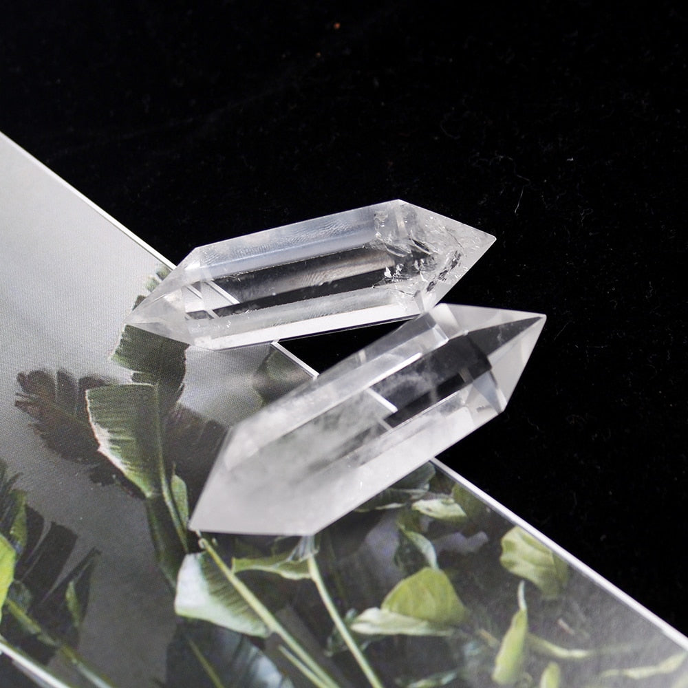 White Crystal Quartz Crystal Stone Point Healing