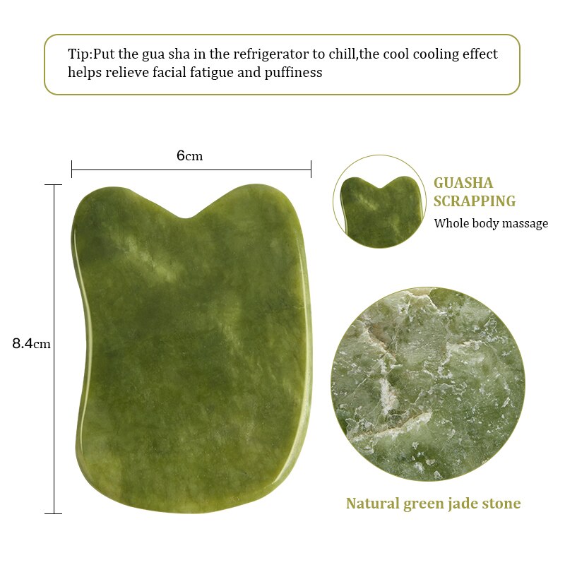 Natural Jade Scraper Board Face Massager