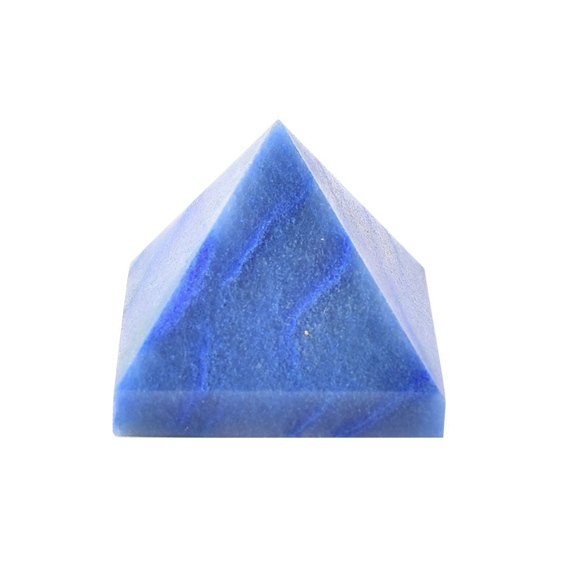 Fluorite Crystal Pyramid Quartz Healing Stone