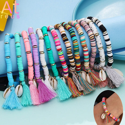 Tassel Bracelet for Women Natural Shell Bracelet