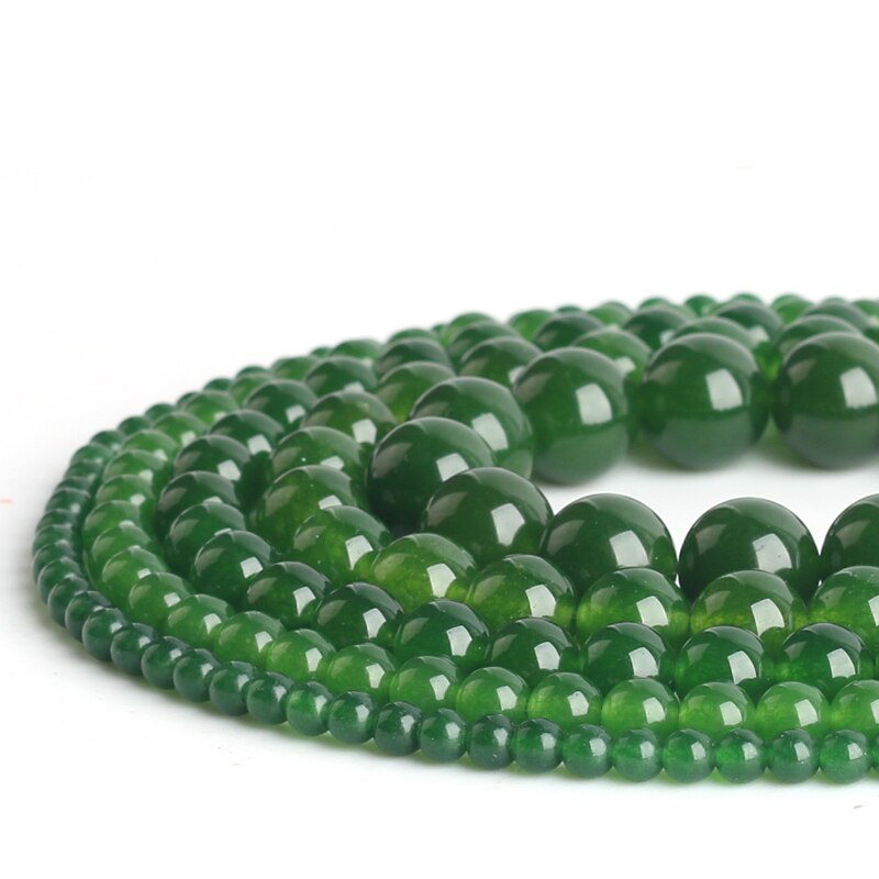 Natural Stone Beads Malaysian Jades Round Loose