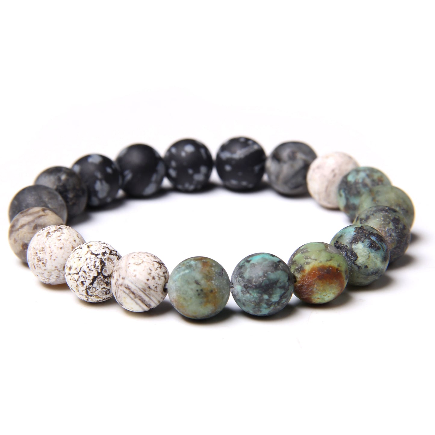 Universe Eight Planets Bracelet Men Natural Stone