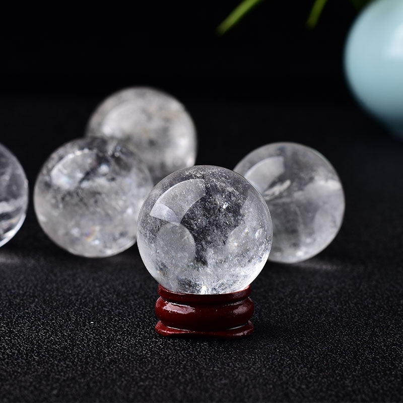 Natural Crystal Ball Clear Quartz Energy Healing Stone