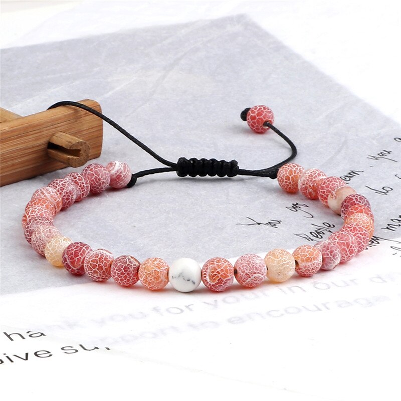 Handmade Adjustable Bracelet Natural Stone