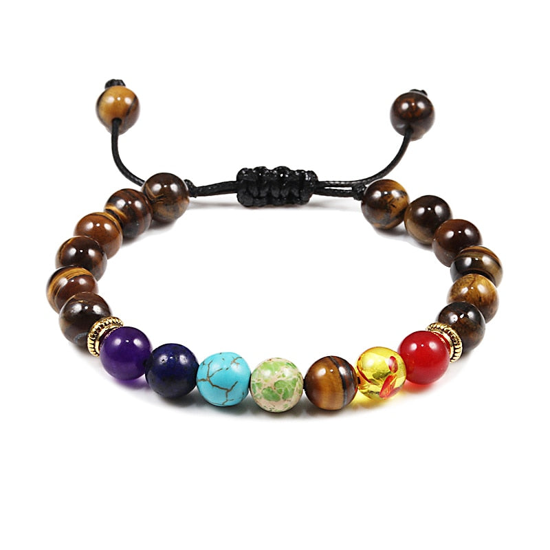 Natural Stone Beads Tiger Eye Bracelet