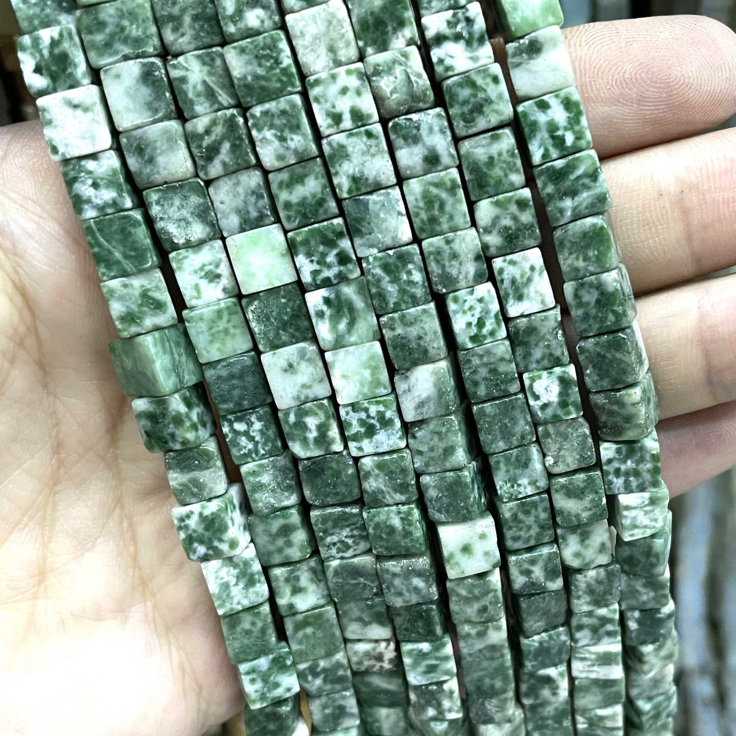 Amazonite Stone Spacer Beads For Jewelry Making Charm