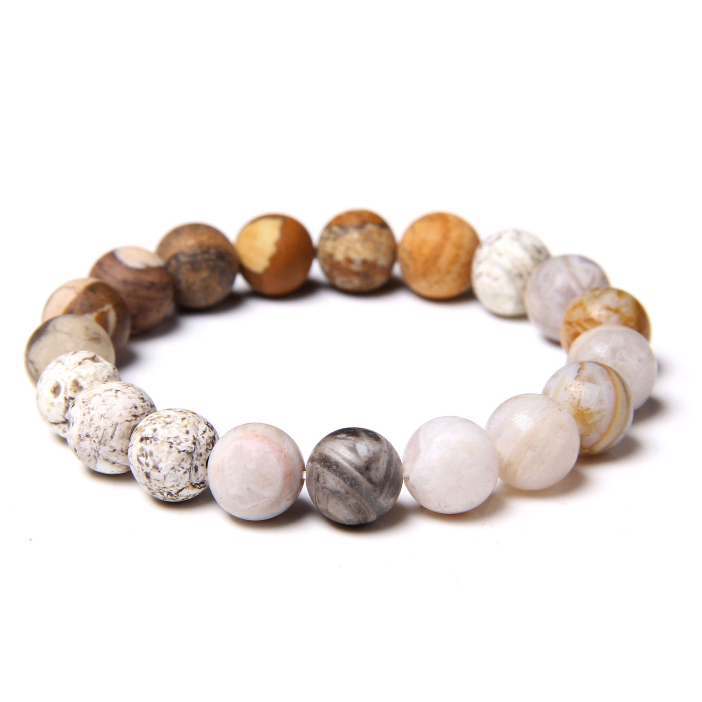 Universe Eight Planets Bracelet Men Natural Stone